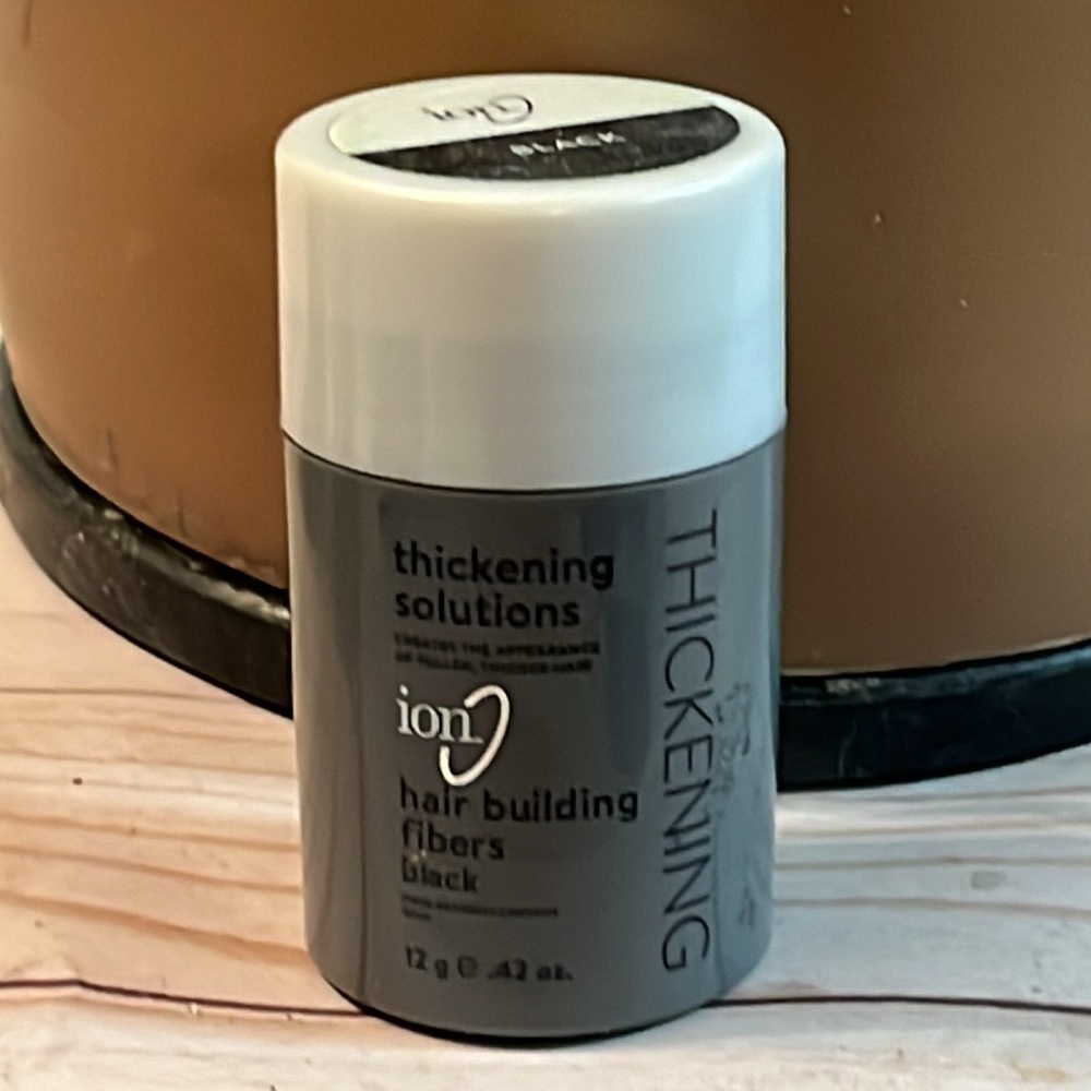 Ion Hair Building Fibers Black Thickening Solution for Men & Women